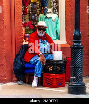 Nonno Elliott a New Orleans Foto Stock