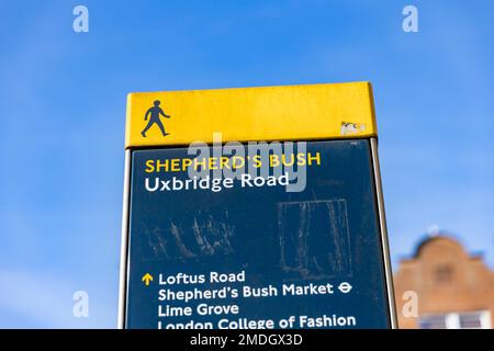 Acton vale, Londra, Fotografia locale Foto Stock