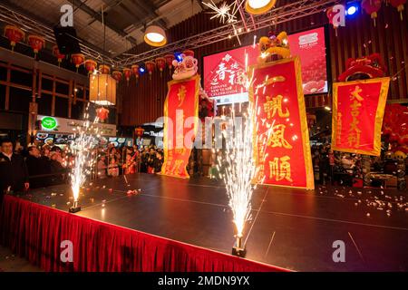 Bang Bang, Colindale, Capodanno cinese 2023 Foto Stock
