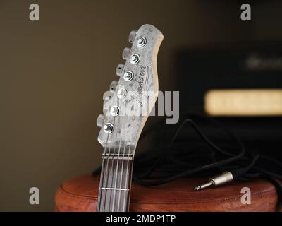 Manson Guitar Works Matt Bellamy DL-0r chitarra elettrica Foto Stock