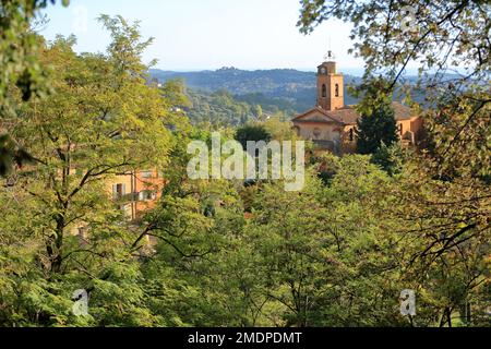 Magagnosc, Chiesa di Saint Laurent, comune di Grasse, Alpi Marittime, 06, Costa Azzurra, Francia Foto Stock