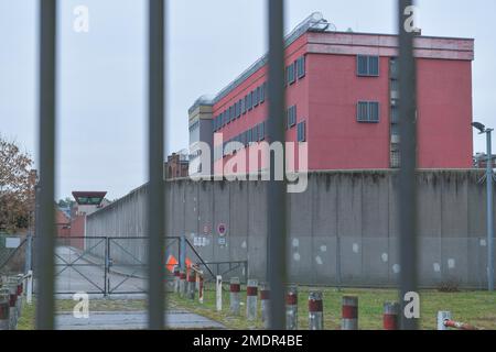 Prigione di Tegel, Seidelstrasse, Reinickendorf, Berlino, Germania Foto Stock