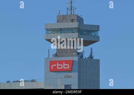 RBB High-Rise, Masurenallee, Westend, Charlottenburg, Berlino, Germania Foto Stock