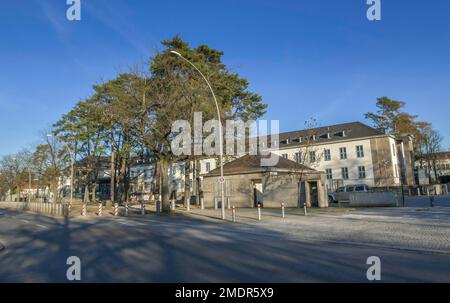 Sezione consolare, Ambasciata degli Stati Uniti, Clayallee, Dahlem, Steglitz-Zehlendorf, Berlino, Germania Foto Stock