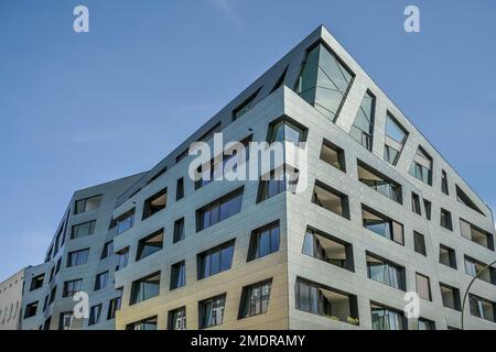 Edificio residenziale Sapphire di Daniel Libeskind, Chausseestrasse, Mitte, Berlino, Germania Foto Stock