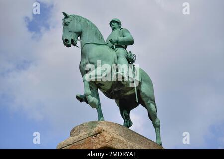 Bismarck Monument, Domshof, Brema, Germania Foto Stock