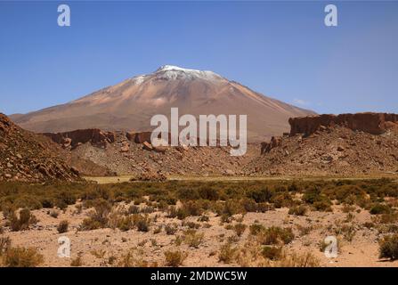 Vulcano Tuzgle nella Puna Argentina Foto Stock