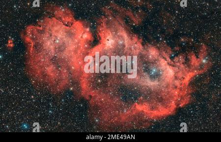 Lunga esposizione di Nebula dell'anima Foto Stock