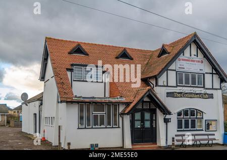 COTTENHAM, INGHILTERRA, Regno Unito - 30 DICEMBRE 2013: Architettura tipica inglese nel villaggio di Cottenham, Cambridgeshire, Inghilterra, Regno Unito Foto Stock