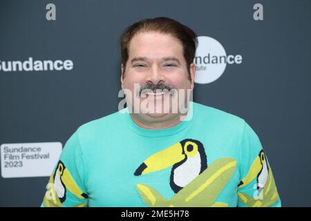 Park City, Utah, Stati Uniti. 23rd Jan, 2023. Joel Michaely al Arrivi per LA MUTT Premiere al Sundance Film Festival 2023, Eccles Theater, Park City, UT 23 gennaio 2023. Credit: JA/Everett Collection/Alamy Live News Foto Stock