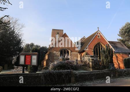 St Giovanni Battista, Malden Foto Stock