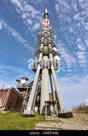 Torre in Velka Javorina, Slovacchia Foto Stock