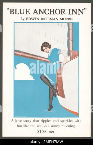 Coles Phillips - Blue Anchor Inn di Edwin Bateman Morris copertina del libro 1911 Foto Stock