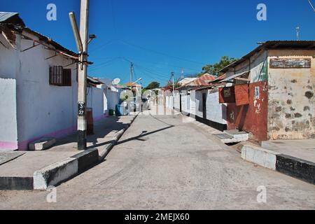 Vintage Street a Banjul, Gambia, Africa occidentale Foto Stock