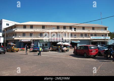 Casa d'epoca a Banjul, Gambia, Africa Occidentale Foto Stock