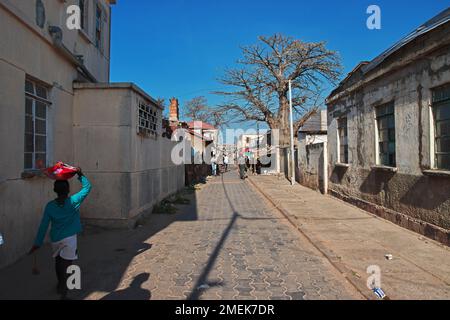 Vintage Street a Banjul, Gambia, Africa occidentale Foto Stock