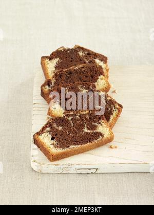 Torta di pane di marmo, torta di marmo Foto Stock