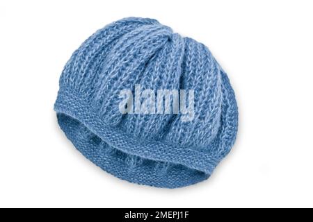 Cappello in filato di cotone alpaca di medusa Foto Stock