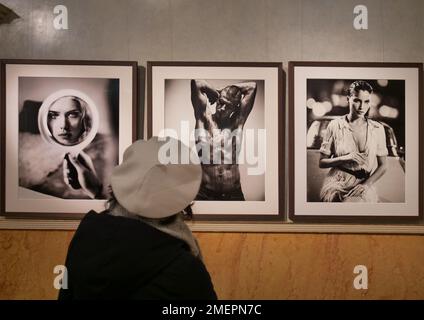 Mostra fotografica di Vincent Peeters al Palazzo reale di Milano, gennaio 2023 Foto Stock