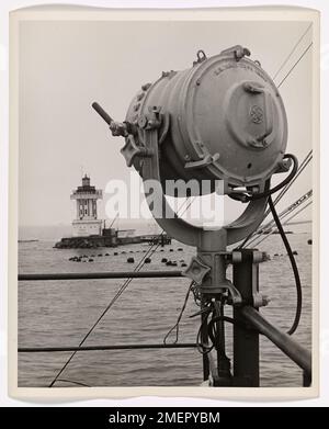 Fotografia di Whalers, 11th Distretto Navale. Questa fotografia è stata scattata da James C. Watson, ex fotografo di giornale di 15 anni di esperienza. Foto Stock