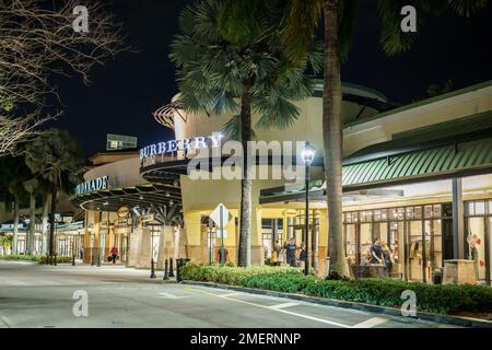 Sunrise, FL, USA - 23 gennaio 2023: Burberry al centro commerciale Sawgrass Mills Foto Stock