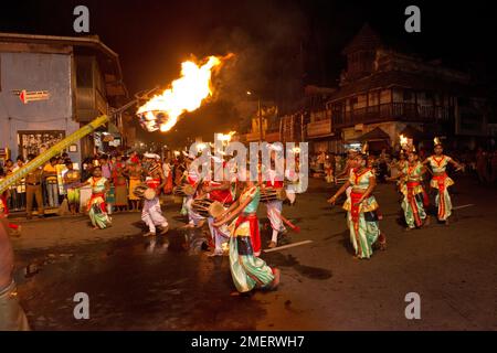 Provincia centrale, Festival Esala, Kandy, Sri Lanka Foto Stock