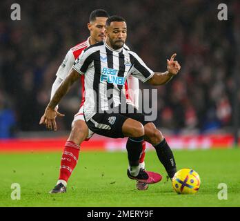 03 gennaio 2023 - Arsenal contro Newcastle United - Premier League - Emirates Stadium Newcastle United's Callum Wilson durante la partita della Premier League contro l'Arsenal. Foto : Mark Pain / Alamy Live News Foto Stock