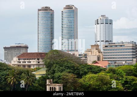 World Trade Center, Chaithya Road, Colombo, Fort, Sri Lanka, Provincia Occidentale Foto Stock