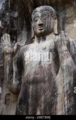Balaluwewa, Provincia Nord Occidentale, Buddha di Sasseruwa, Sri Lanka Foto Stock