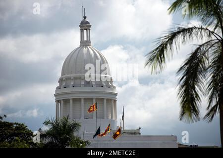 Colombo, Sri Lanka, Townhall, Viharamahadevi Park, Provincia Occidentale Foto Stock