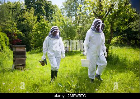 034 Beekeeping General j Foto Stock