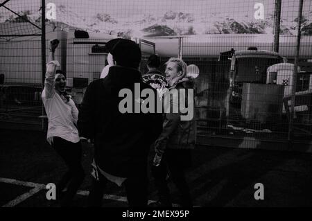 L'Hunna in concerto all'Air and Style di Innsbruck, Austria Foto Stock