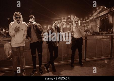 L'Hunna in concerto all'Air and Style di Innsbruck, Austria Foto Stock