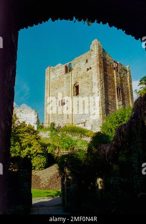 Guildford Castle Circa 1995 girato in film. Foto Stock