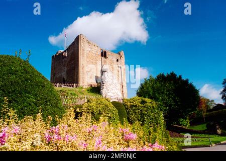 Guildford Castle Circa 1995 girato in film. Foto Stock
