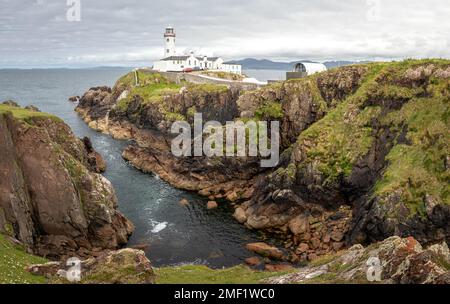 Fanad Head Lighthouse, Co. Donegal, Irlanda Foto Stock