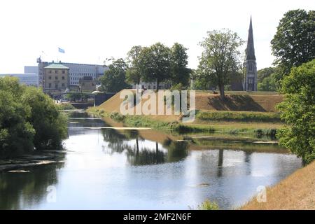 Kastellet fortezza terreni a Copenaghen, Danimarca Foto Stock