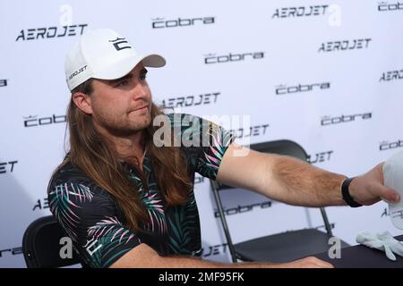 Winter Garden, Florida, Stati Uniti. 24th Jan, 2023. Kyle Berkshire al Cobra Puma Golf Demo Day al Orange County National Golf Club di Winter Garden, Florida, il 24 gennaio 2023. Credit: Mpi34/Media Punch/Alamy Live News Foto Stock