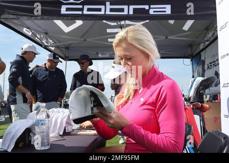 Winter Garden, Florida, Stati Uniti. 24th Jan, 2023. Blair o'Neal all'evento dimostrativo Cobra Puma Golf Day presso l'Orange County National Golf Club di Winter Garden, Florida, il 24 gennaio 2023. Credit: Mpi34/Media Punch/Alamy Live News Foto Stock