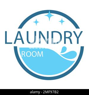 Lavanderia lavatrice cesto icona isolata Illustrazione Vettoriale