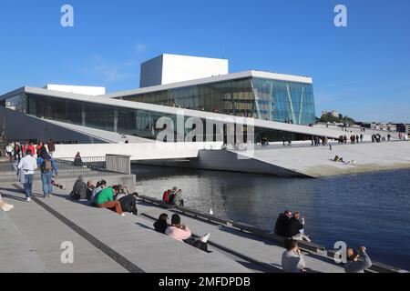 Oslo Norvegia Operahuset Opera Kirsten Flagstad Foto Stock