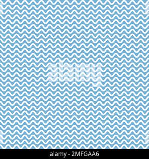 Pattern blu senza giunture con onde Illustrazione Vettoriale