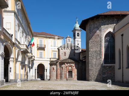 Biella - Battistero di San Giovanni Battista - Piazza Duomo Foto Stock