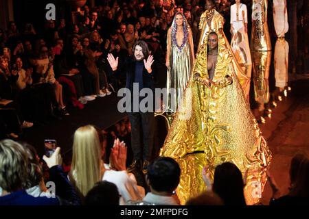 Parigi, Francia 24 gennaio 2023, settimana della moda, sfilata Stephane Rolland, Francois Loock/Alamy Foto Stock