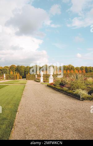 Herrenhausen Gardens di Herrenhausen Palace si trova a Hannover, Germania Foto Stock