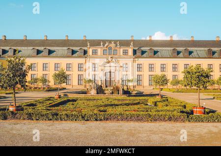 Herrenhausen Gardens di Herrenhausen Palace si trova a Hannover, Germania Foto Stock