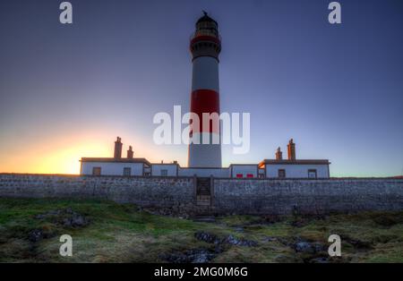 faro di boddam vicino a peterhead aberdeenshire scozia. Foto Stock