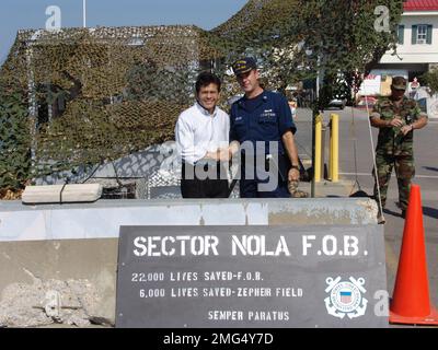 ESU Incident Command Post New Orleans - varie - 26-HK-308-143. Uragano Katrina Foto Stock