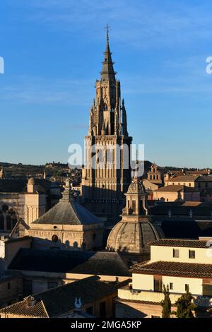 Santa Iglesia Catedral Primada de Toledo chiesa cattolica romana e la Cattedrale primata di Santa Maria in Spagna. Foto Stock