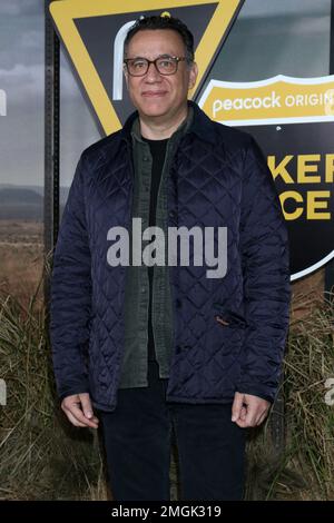 17 gennaio 2023, Los Angeles, CA, USA: LOS ANGELES - 17 GENNAIO: Fred Armisen alla Poker Face Series Premiere all'Hollywood Legion Theater il 17 gennaio 2023 a Los Angeles, CA (Credit Image: © Kay Blake/ZUMA Press Wire) SOLO PER USO EDITORIALE! Non per USO commerciale! Foto Stock